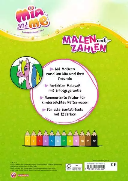 Ravensberger Matratzen Mia and me: Malen nach Zahlen ab 5 Nur noch ein Tag übrig