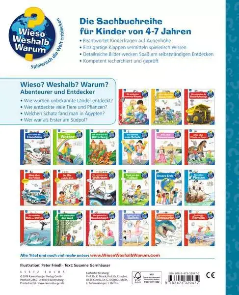 Ravensberger Matratzen Ravensburger Wieso? Weshalb? Warum?, Band 70: Abenteurer und Entdecker 50% Rabatt mit kostenlosem Versand
