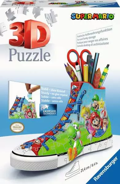 Ravensberger Matratzen 3D Puzzle Sneaker - Super Mario Im Verkauf