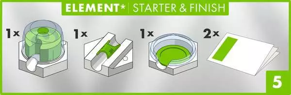 Ravensberger Matratzen GraviTrax POWER Element Starter & Finish - Kugelbahn-Erweiterung für Kinder ab 8 Jahren Angebote