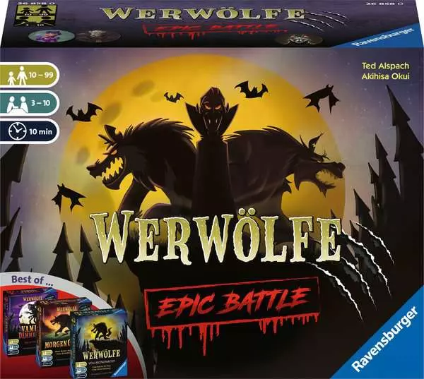 Ravensberger Matratzen Werwölfe Epic Battle - Spiel ab 10 Jahren Fabrikverkauf