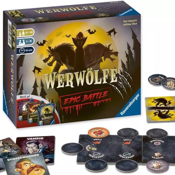Ravensberger Matratzen Werwölfe Epic Battle - Spiel ab 10 Jahren Fabrikverkauf
