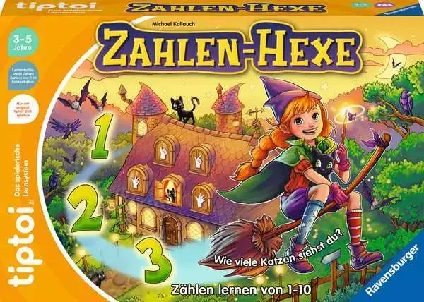 Ravensberger Matratzen tiptoi® Zahlen-Hexe - Lernspiel ab 3 Jahren Meist gekauft