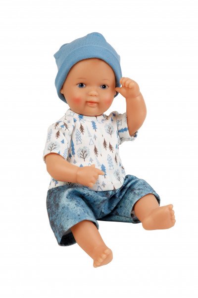 Schildkröt Manufaktur Kleidung zu Puppe Mein 1. Baby 28 cm Kleidung blau/weiss 50% Rabatt für begrenzte Zeit