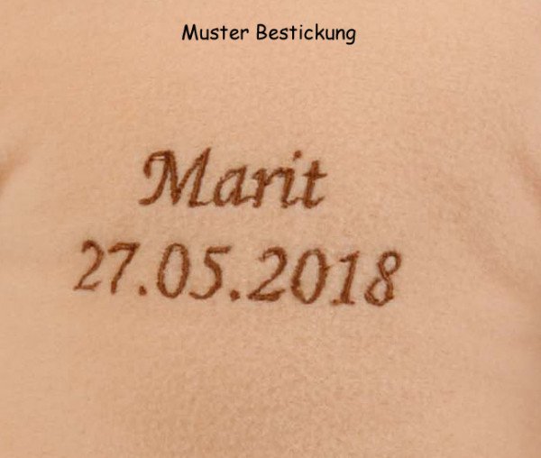 Schildkröt Manufaktur Stehpuppe Elli 52 cm blonde Haare, blaue Schlafaugen, Blumenkleidung Limitierter Zeitrabatt
