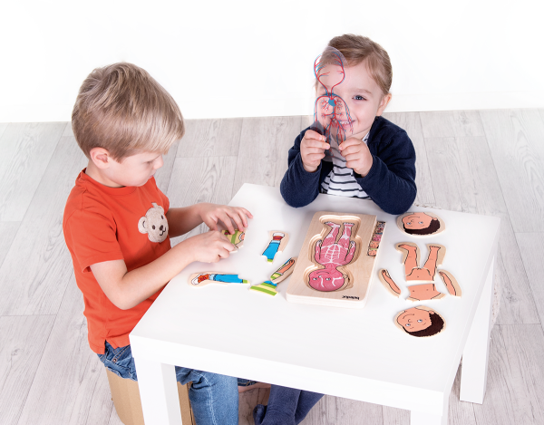 Schildkröt Manufaktur Lagen-Puzzle "Dein Körper" Mädchen by Beleduc Speichern exportieren