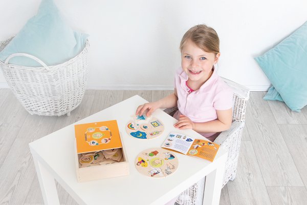 Schildkröt Manufaktur Puzzle HUMANICO "5 Sinne" by Beleduc 2025