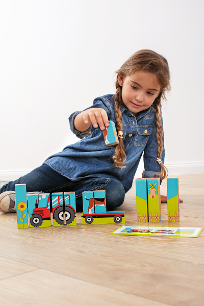 Schildkröt Manufaktur Block-Puzzle Farm by Beleduc Angebote