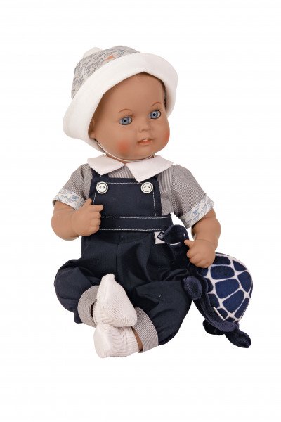 Schildkröt Manufaktur Anzug zu Baby Strampelchen 31+35+45 cm blau/weiss Saisonale Angebote