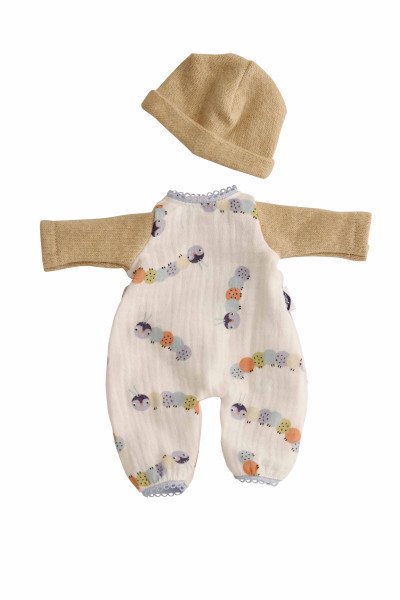 Schildkröt Manufaktur Overall mit Mütze zu Puppe Schmuserle 30 cm Raupe Neueste Stile