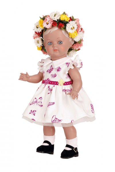 Schildkröt Manufaktur Kleid zu Stehpuppe 34+41+46 cm, Schmetterlingskleid Black Friday Preise