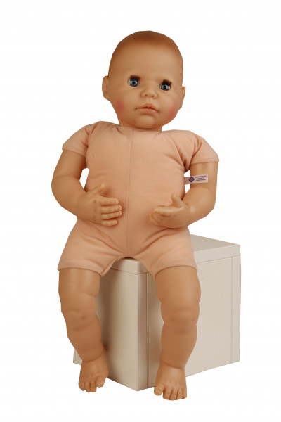 Schildkröt Manufaktur Baby Julchen 52 cm Malhaar, blaue Schlafaugen, Kleidung winterlich Günstiger Verkauf