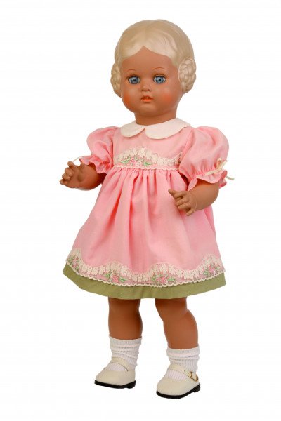 Schildkröt Manufaktur Kleid für Stehpuppe 25 cm, rose Sommerkleid Flash Sale
