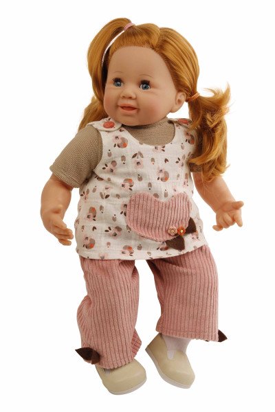 Schildkröt Manufaktur Kleidung zu Puppe 52 cm Klara/Elli/ Julchen rose/braun Online Outlet