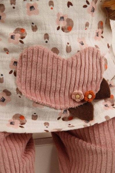 Schildkröt Manufaktur Kleidung zu Puppe 52 cm Klara/Elli/ Julchen rose/braun Online Outlet