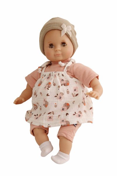 Schildkröt Manufaktur Kleidung zu Puppe Schlummerle 32 cm, Overall rose mit Kleid und Mütze Neueste Stile
