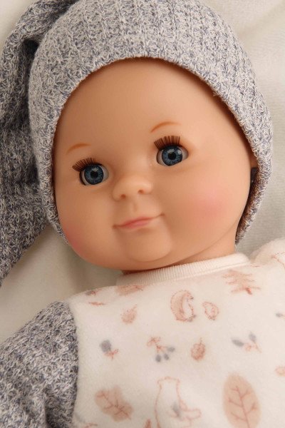 Schildkröt Manufaktur Kleidung zu Puppe Schlummerle 32 cm, Nickyoverall weiss/blau Bis zu 60% Rabatt