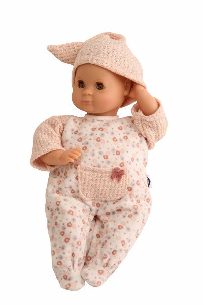 Schildkröt Manufaktur Kleidung zu Puppe Schlummerle 32 cm, Nickyoverall weiss/rose Bis zu 65% Rabatt