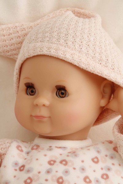 Schildkröt Manufaktur Kleidung zu Puppe Schlummerle 32 cm, Nickyoverall weiss/rose Bis zu 65% Rabatt