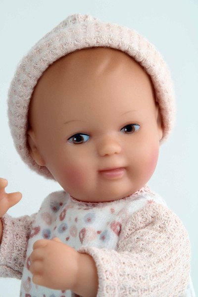 Schildkröt Manufaktur Kleidung zu Puppe Mein 1. Baby 28 cm Overall rose/weiss Vierteljährliche Förderung