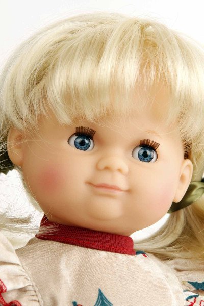 Schildkröt Manufaktur Puppe Schlummerle 32 cm blonde Haare, blaue Schlafaugen, Winterkleidung Angebote