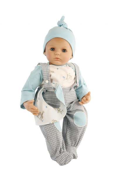 Schildkröt Manufaktur Kleidung zu Puppe 52 cm Peterle/Klara/Elli/Julchen weiss/mint/grau Kauf eins, bekomm eins gratis