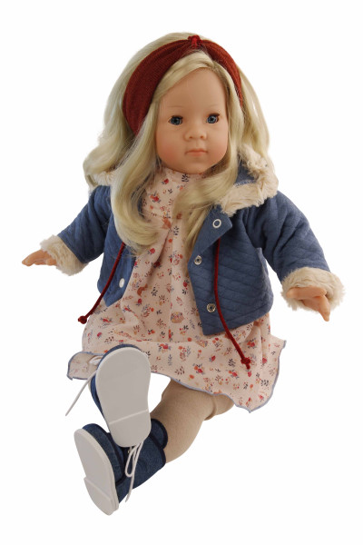 Schildkröt Manufaktur Kleidung zu Puppe 52 cm Elli/Klara/Julchen winterlich blau/rose Jubiläumsangebot