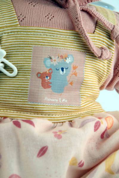 Schildkröt Manufaktur Kleidung zu Baby Amy 45 cm rose mit Früchten Fabrik Onlineshop