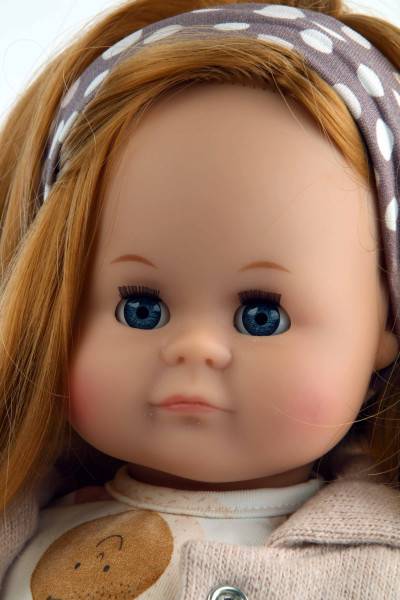 Schildkröt Manufaktur Puppe Schlummerle 37 cm rote Haare, blaue Schlafaugen, Mein Früchtchen Sonderangebot