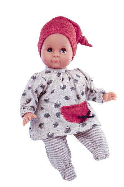 Schildkröt Manufaktur Kleidung zu Puppe Schlummerle 32 cm, Kleidung grau/weiss/rot Cyber Monday
