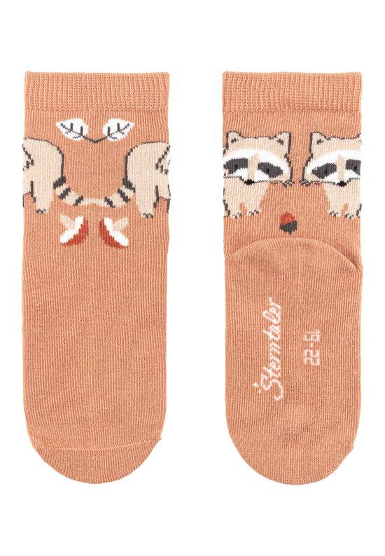 Sterntaler 4er Pack Baumwollsocken mit Waschbär-Motiv Black Friday