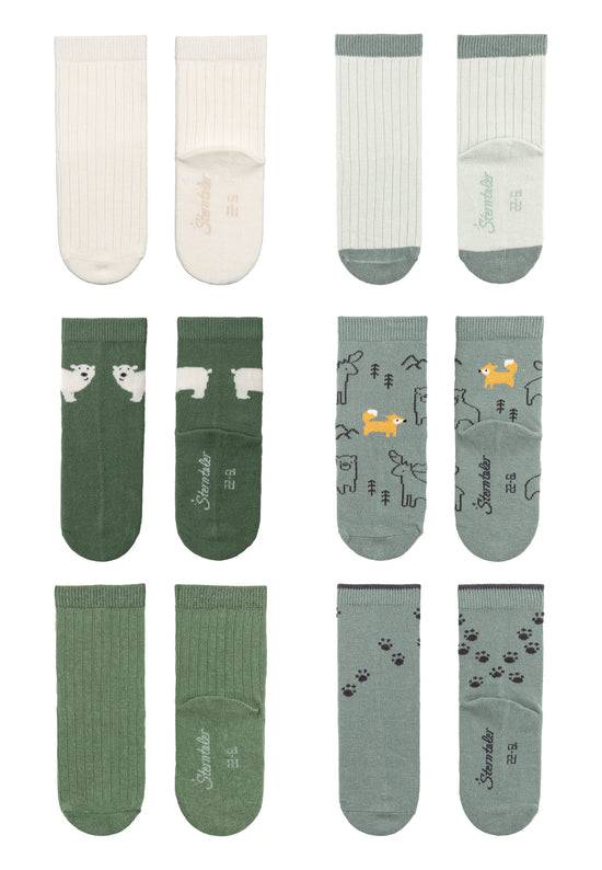 Sterntaler Socken 6er Pack Eisbär aus Baumwoll-Mix Muttertagsangebot