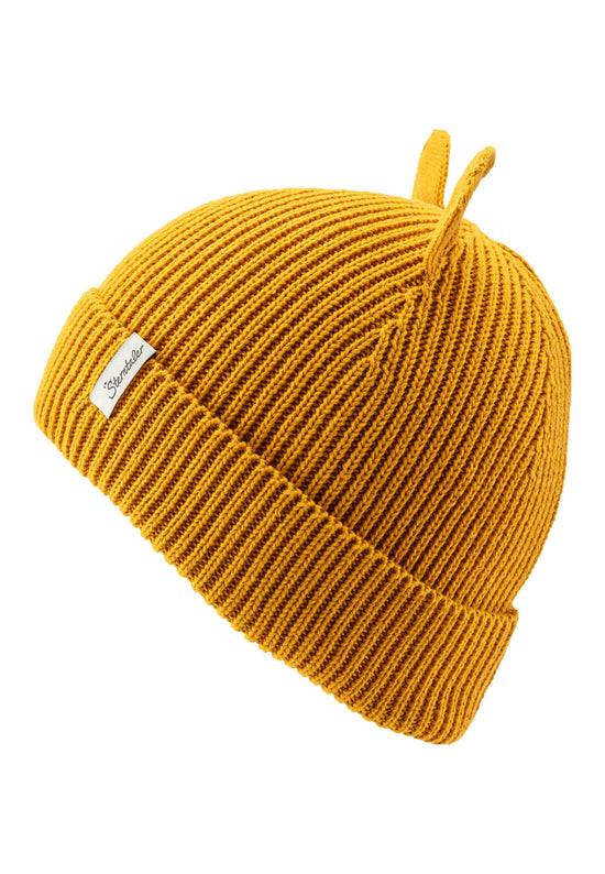 Sterntaler GOTS Strickmütze mit Ohren und Umschlag Tiefpreis