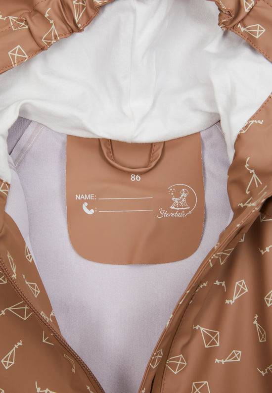 Sterntaler Regenjacke Drachen ungefüttert und wasserdicht, Braun Im Verkauf