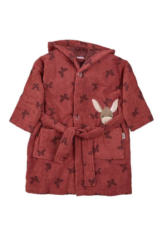 Sterntaler Bademantel Esel Emmily mit Kapuze in Hellrot im Angebot