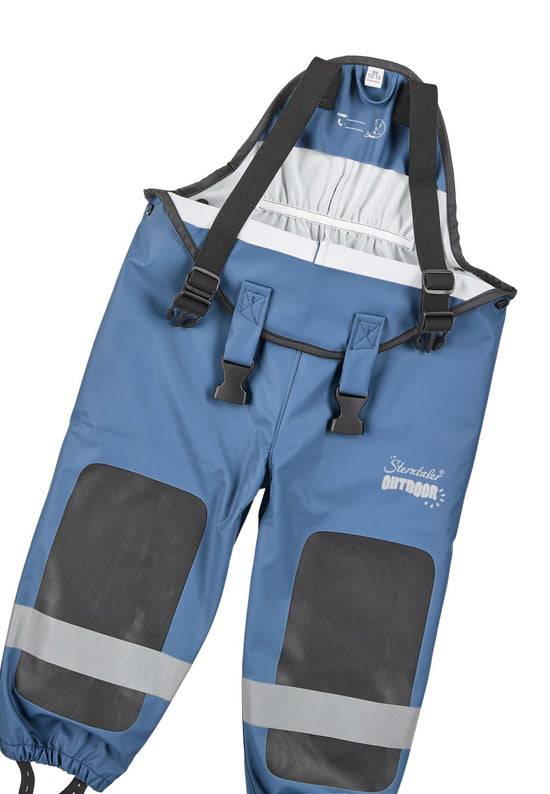 Sterntaler Funktions-Regenhose mit Trägern und Reflektoren Großer Ausverkauf