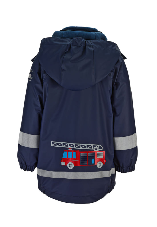 Sterntaler Regenjacke mit Innenjacke und Feuerwehrprint Preisnachlass