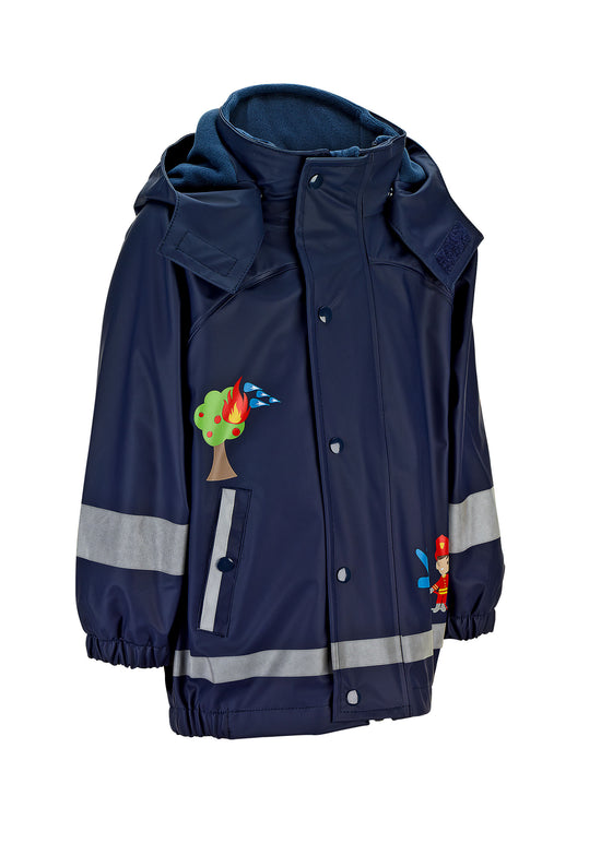 Sterntaler Regenjacke mit Innenjacke und Feuerwehrprint Preisnachlass
