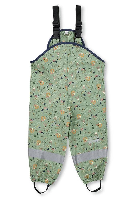 Sterntaler Regenträgerhose Waldtiere ungefüttert, wasserdicht Saisonschlussverkauf