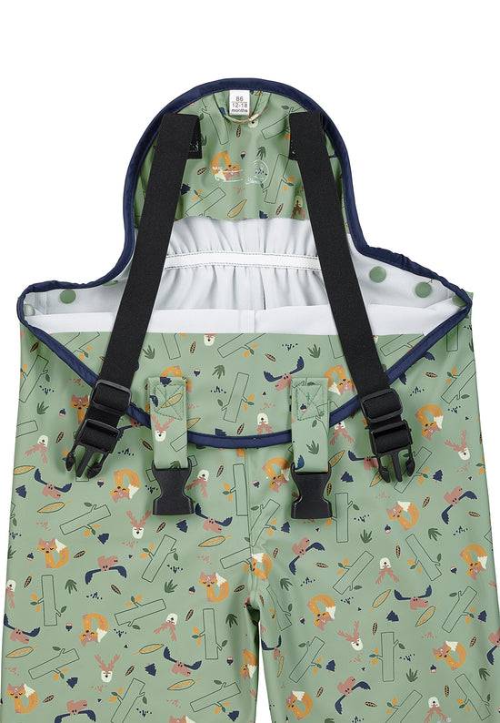 Sterntaler Regenträgerhose Waldtiere ungefüttert, wasserdicht Saisonschlussverkauf