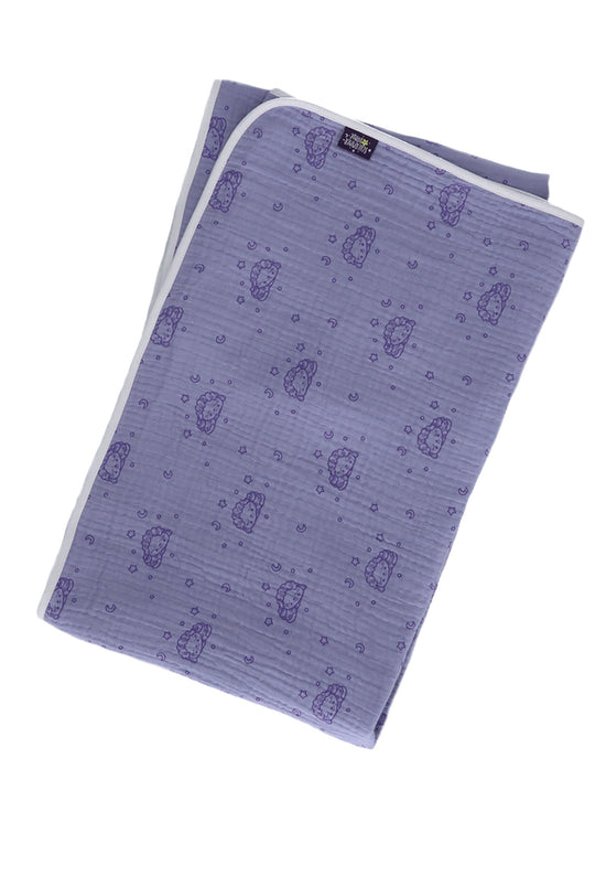 Sterntaler Babydecke, Musselin allover Motiv Schlummerschaf Sonderangebot der Fabrik