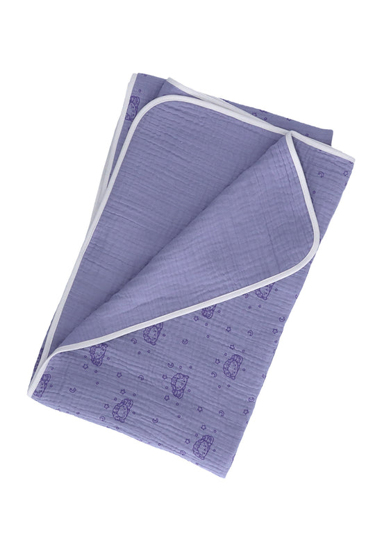 Sterntaler Babydecke, Musselin allover Motiv Schlummerschaf Sonderangebot der Fabrik