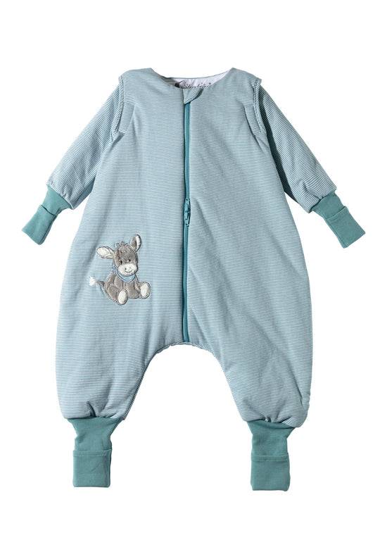 Sterntaler Schlafsack mit Beinen Esel Emmi in türkis, 80/86 zollfrei