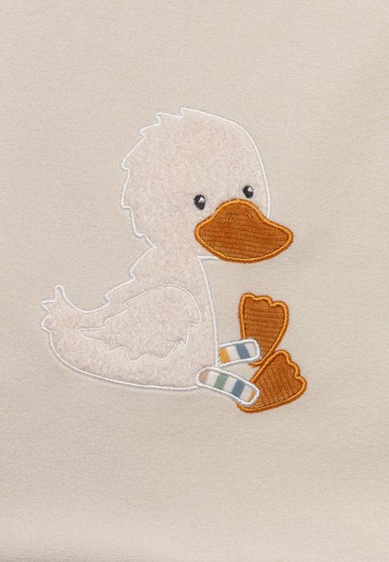 Sterntaler Babydecke Ente Edda aus wärmendem Microfleece in ecru 50% Rabatt für begrenzte Zeit