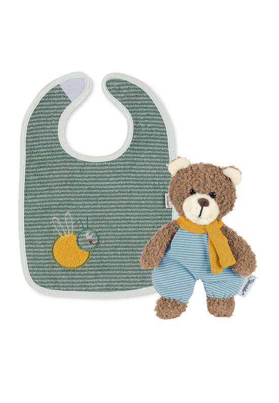 Sterntaler Geschenk-Set Bär Ben in Grün, Braun und Blau Outlet