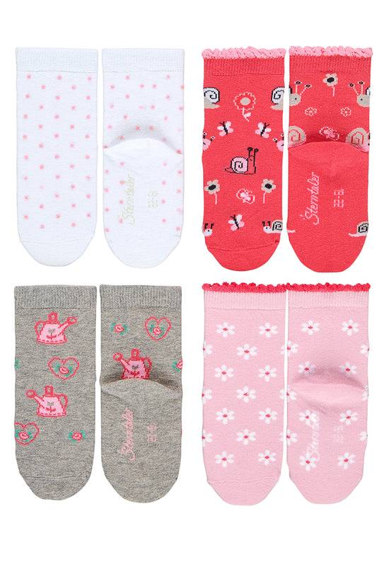 Sterntaler Kindersocken 7er-Box Mädchen in Hellgrau melange Vierteljährliche Förderung