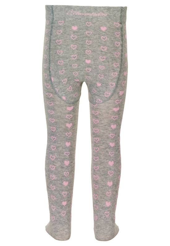 Sterntaler Strumpfhose Herzen in Hellgrau mel. oder Ecru Clearance-Verkauf