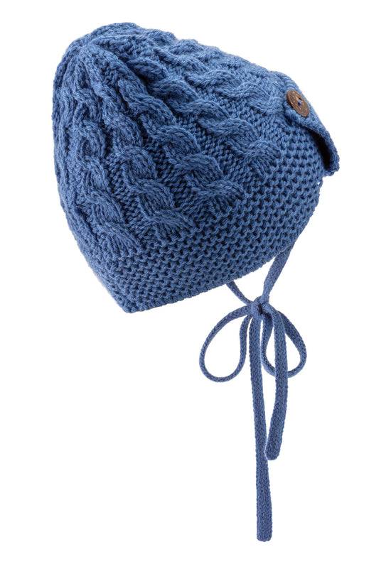 Sterntaler Mütze aus Strickware mit Holzknöpfen Exklusivangebot