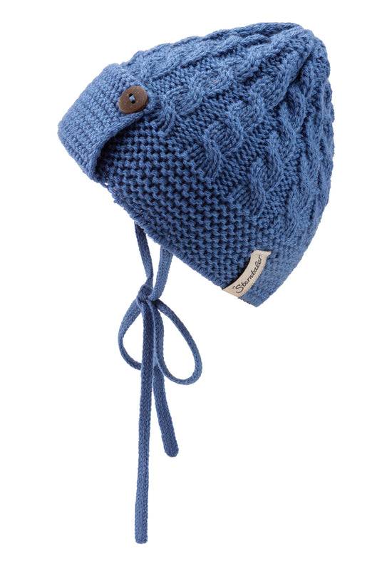 Sterntaler Mütze aus Strickware mit Holzknöpfen Exklusivangebot