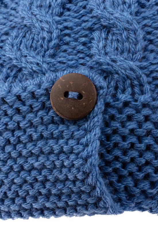 Sterntaler Mütze aus Strickware mit Holzknöpfen Exklusivangebot